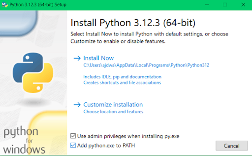 Python Install